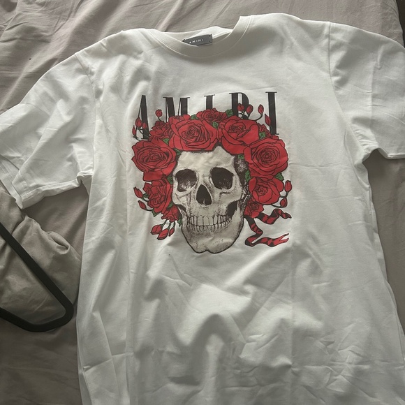 Amiri Skull and roses Tee - Picture 1 of 4